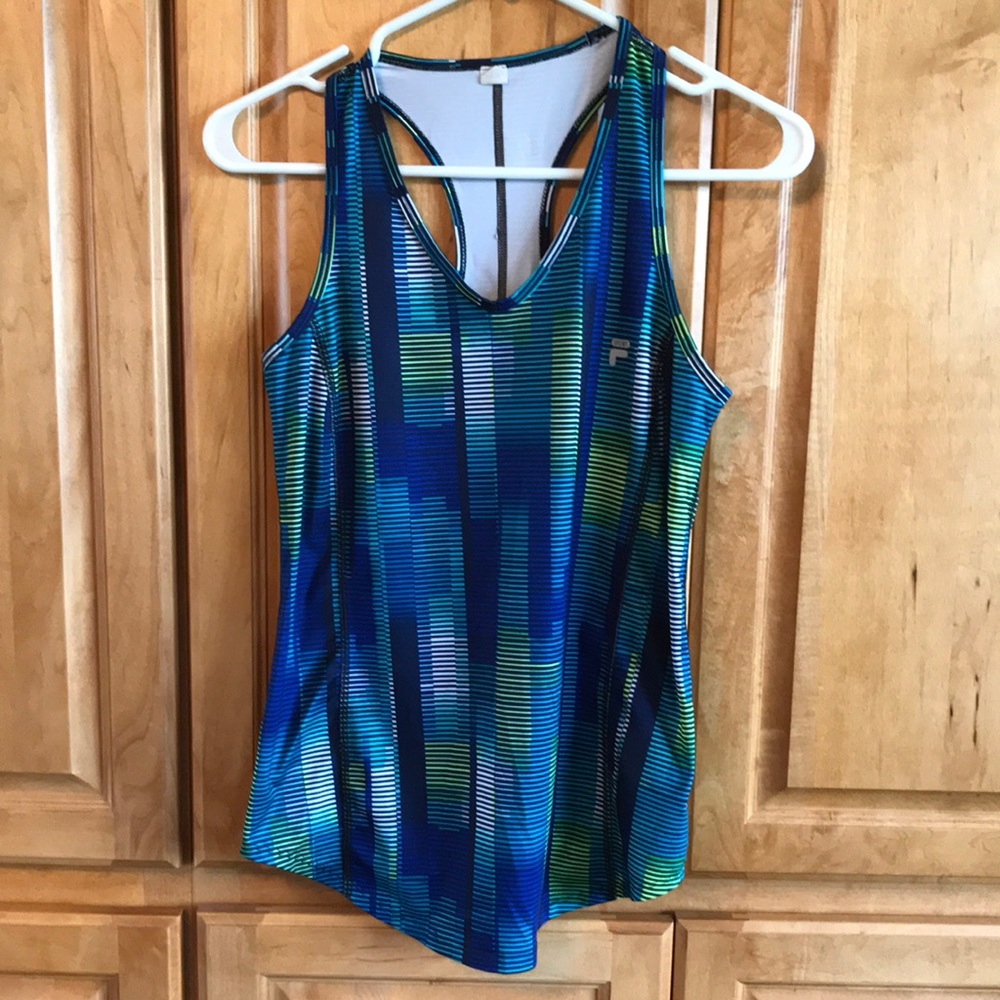 FILA Sport racer back exercise top